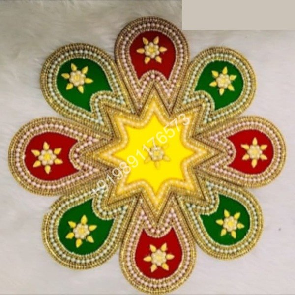 Plastic Rangoli Design